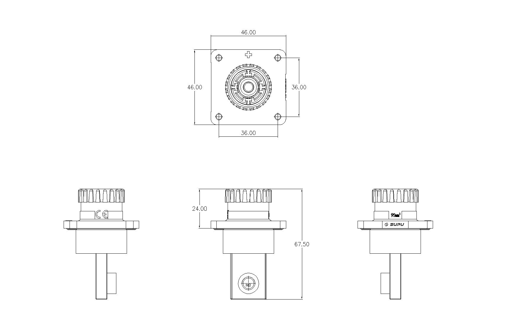 儲能連接器ESF-RS300A95YB4-速普IP67新能源儲能連接器