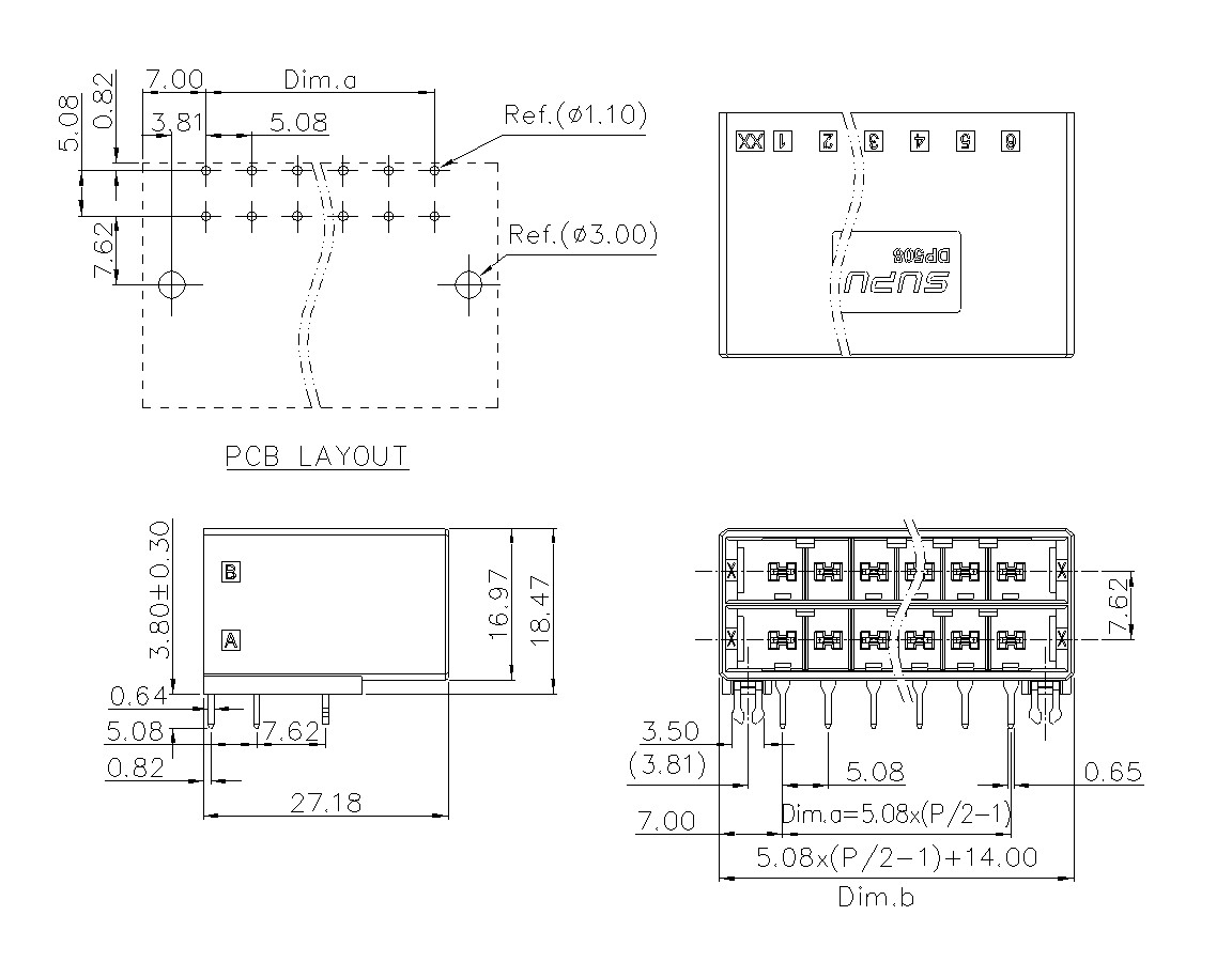 動態(tài)接插件連接器DP508H2XXF-BK-XX10-速普電子