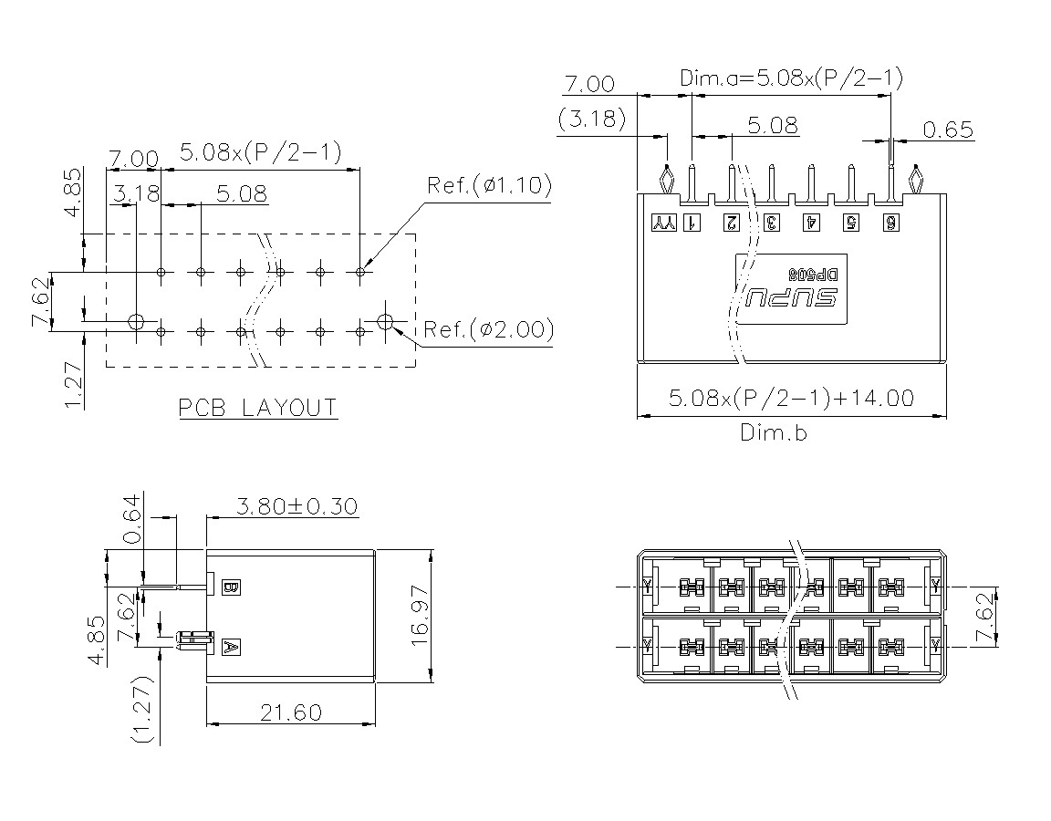 動態(tài)接插件連接器DP508V2XXF-BK-YY10-速普電子